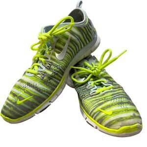Nike Free 5.0 TR Green/Yellow/Grey Sneaker Running Shoe 629832-401 Size 7.5